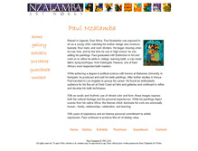 Tablet Screenshot of nzalamba-artworks.com